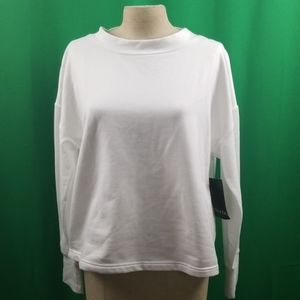 Sweater with back cut out
